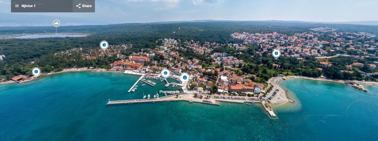 Bellmar Apartments Njivice Buitenkant foto